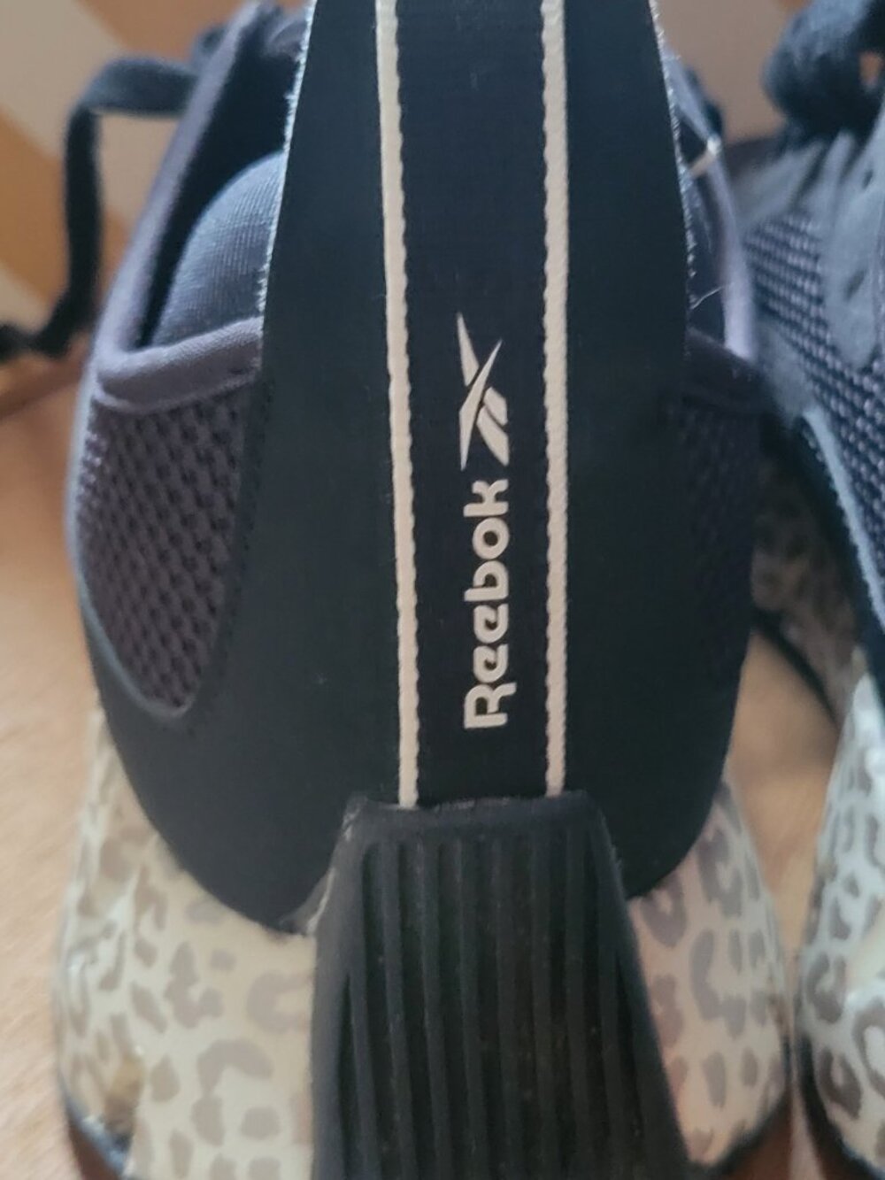 Reebok Zig Dynamica Sneaker with Black Leopard Print Sole - Picture 10 of 10